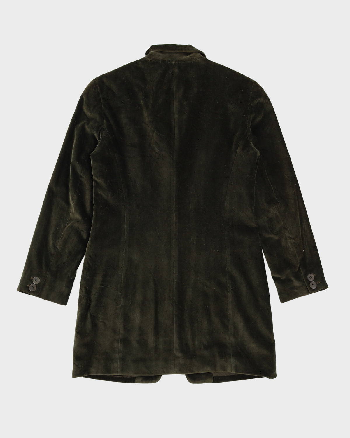 Donna Karan Green Velvet Jacket - S