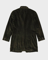 Donna Karan Green Velvet Jacket - S