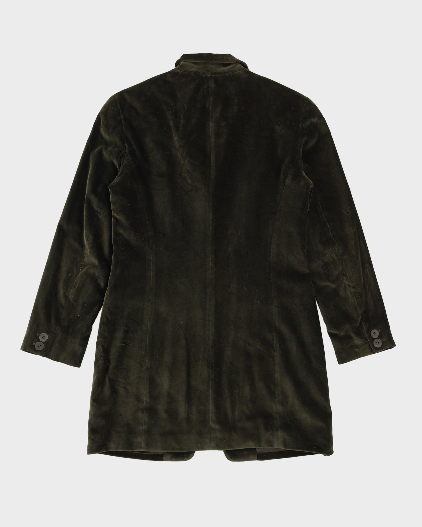Donna Karan Green Velvet Jacket - S