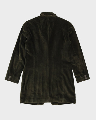 Donna Karan Green Velvet Jacket - S