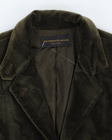 Donna Karan Green Velvet Jacket - S