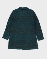 Tory Burch Green Silver Overcoat - M