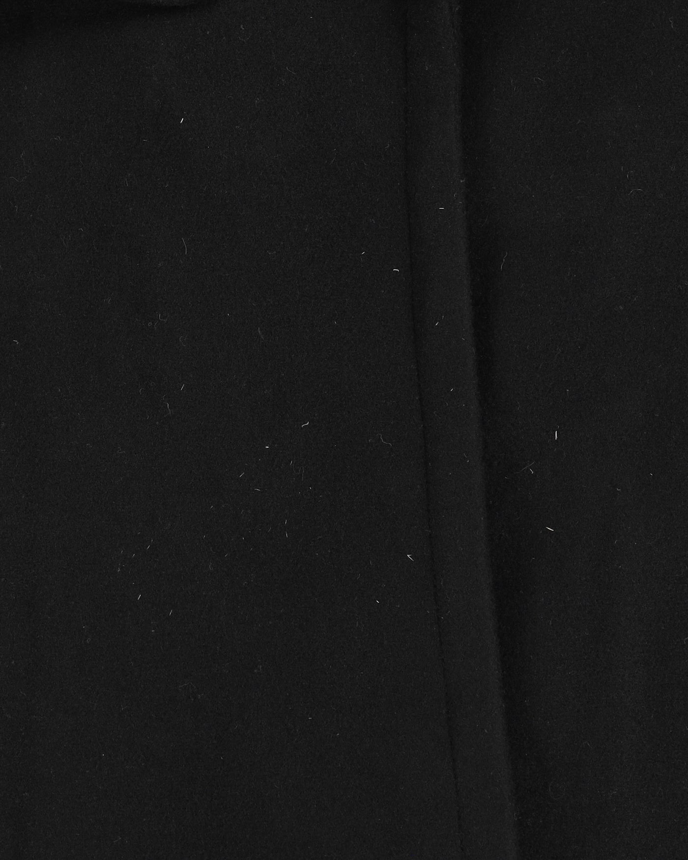 Karl Lagerfeld Black Wool Blend Overcoat - XS