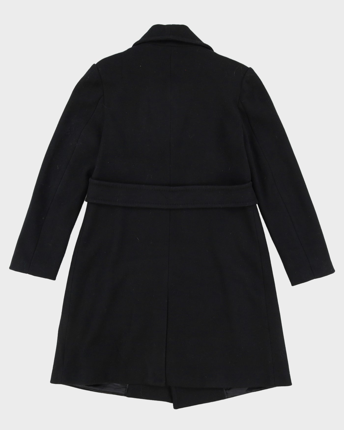 Karl Lagerfeld Black Overcoat - S