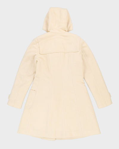 Lauren Ralph Lauren Cream Duffel Overcoat - S