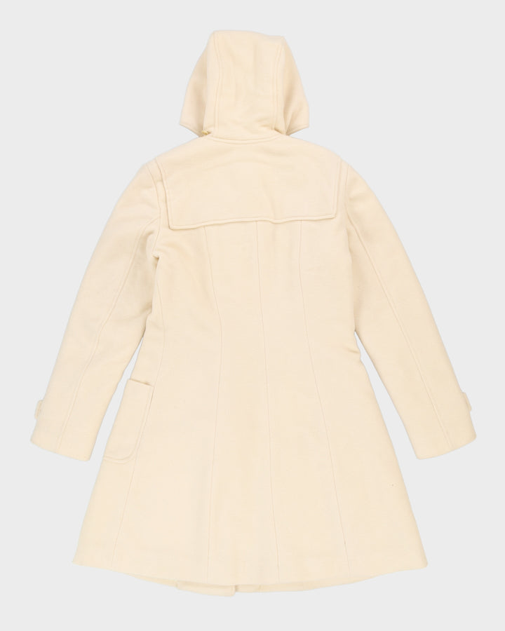 Lauren Ralph Lauren Cream Duffel Overcoat - S