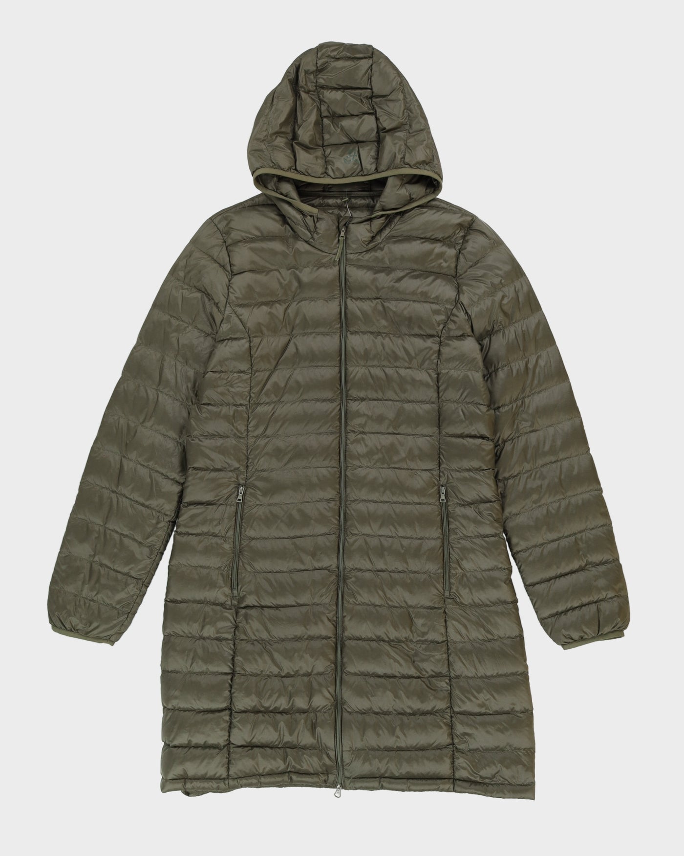 Tna Long Green Puffer Jacket - L