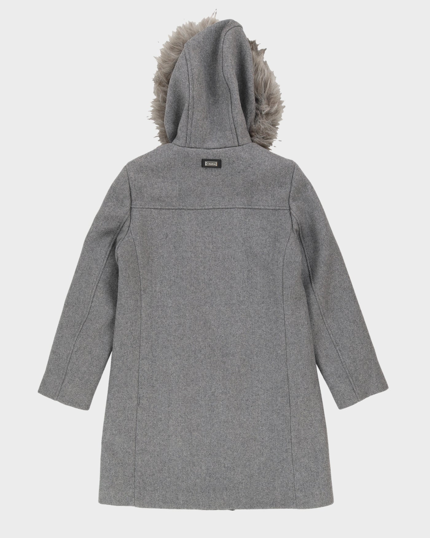Calvin Klein Grey Short Overcoat - XS