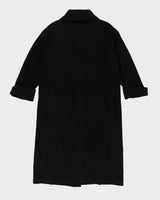 Mondi Black Long Overcoat - L / XL
