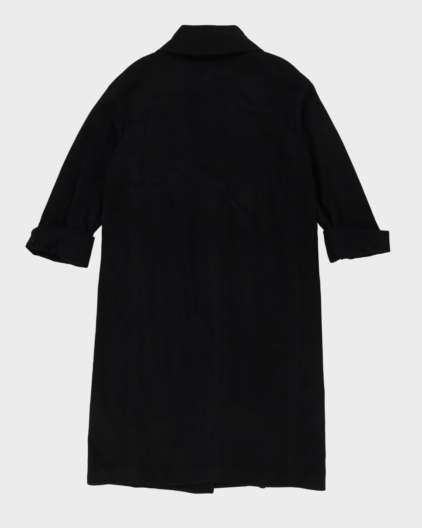 Mondi Black Long Overcoat - L / XL