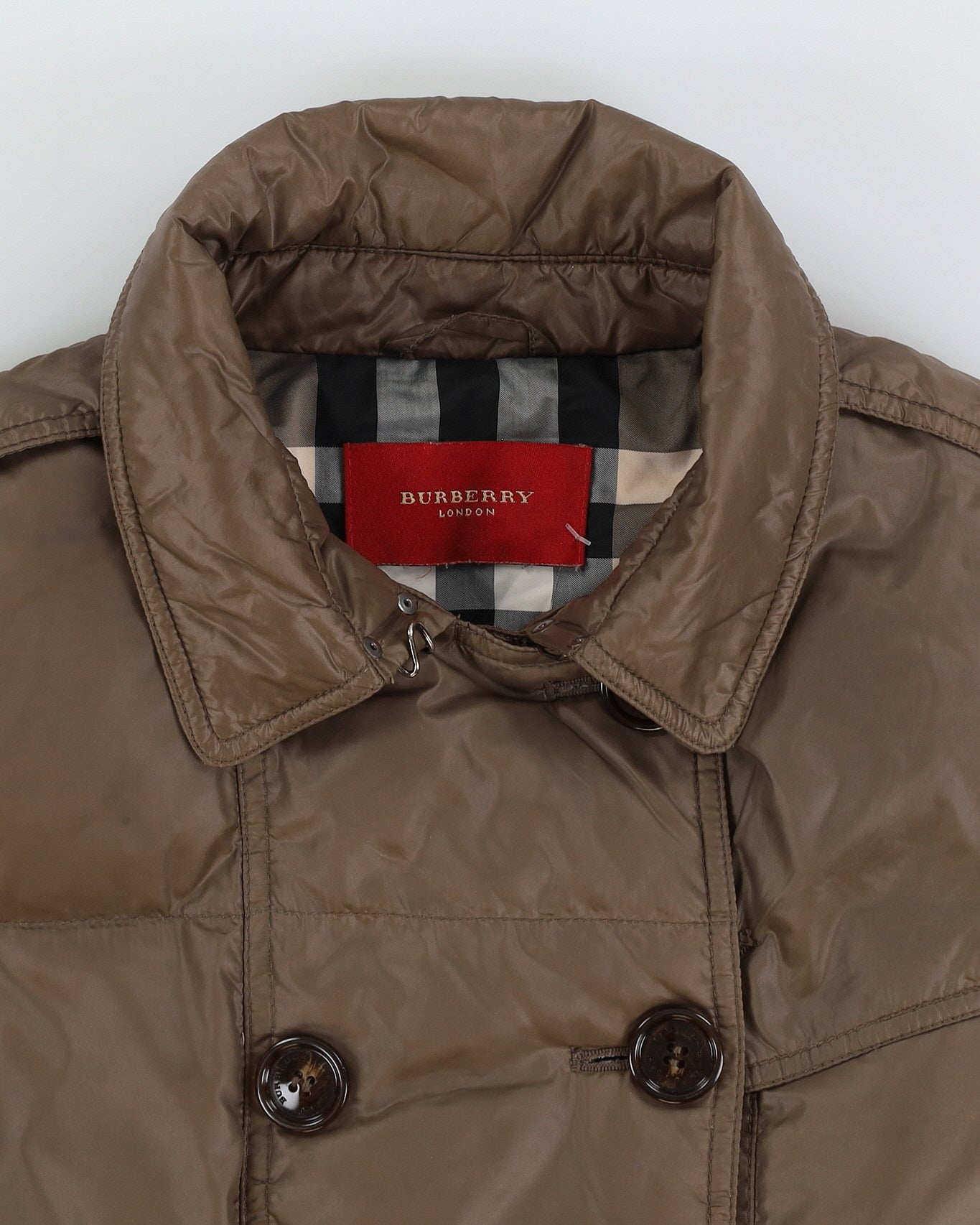 Burberry Brown Puffer Jacket - S