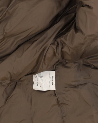 Burberry Brown Puffer Jacket - S