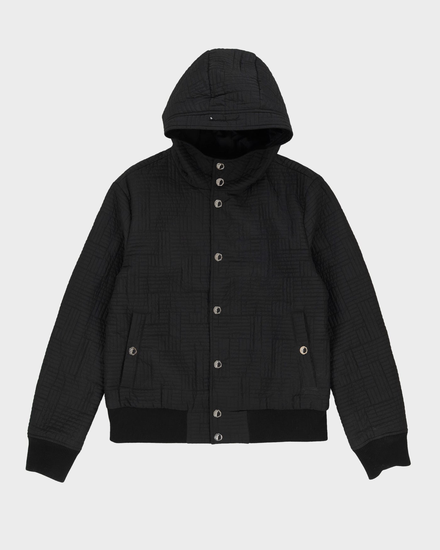 Gianni Versace Collection Black Puffer Jacket M Rokit