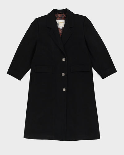 London Fog Black Overcoat - M