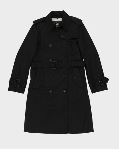 Hudson's Bay Black Raincoat Mac - S