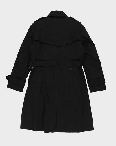 Hudson's Bay Black Raincoat Mac - S