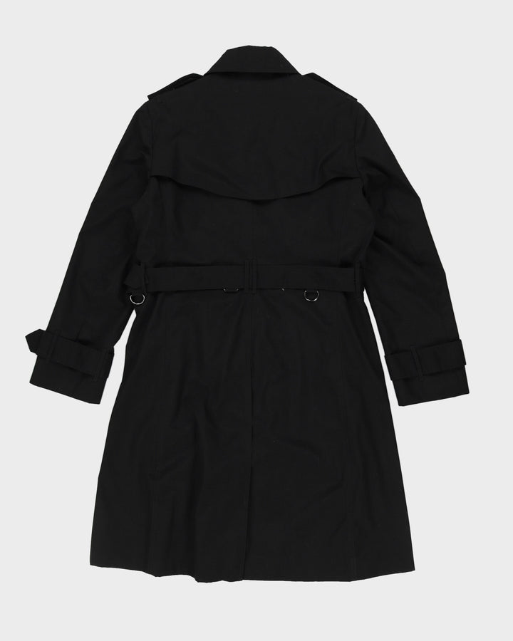 Hudson's Bay Black Raincoat Mac - S
