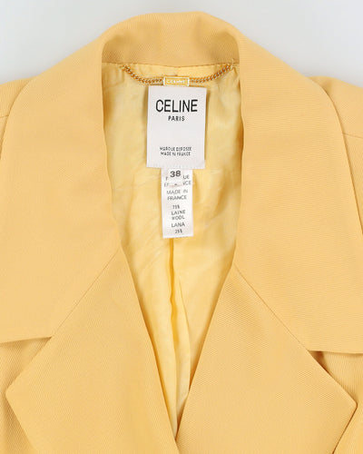 Celine Paris Yellow Blazer Jacket - S