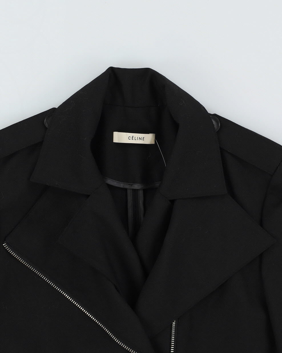 Celine Black Long Jacket - S