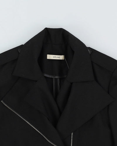 Celine Black Long Jacket - S