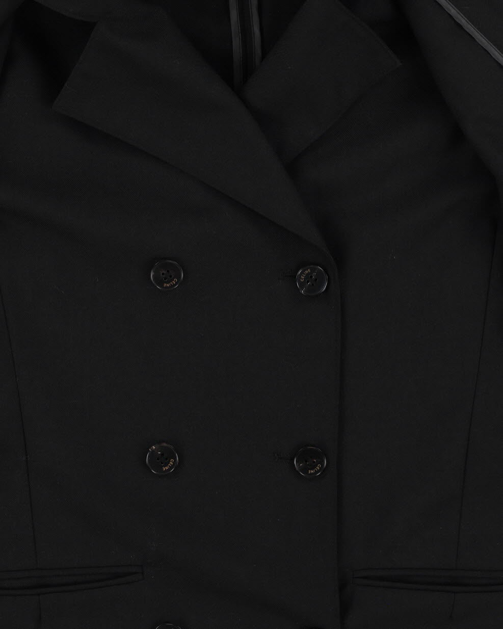 Celine Black Long Jacket - S