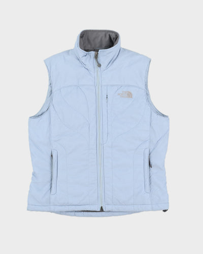 00s The North Face Blue Puffer Gilet - M