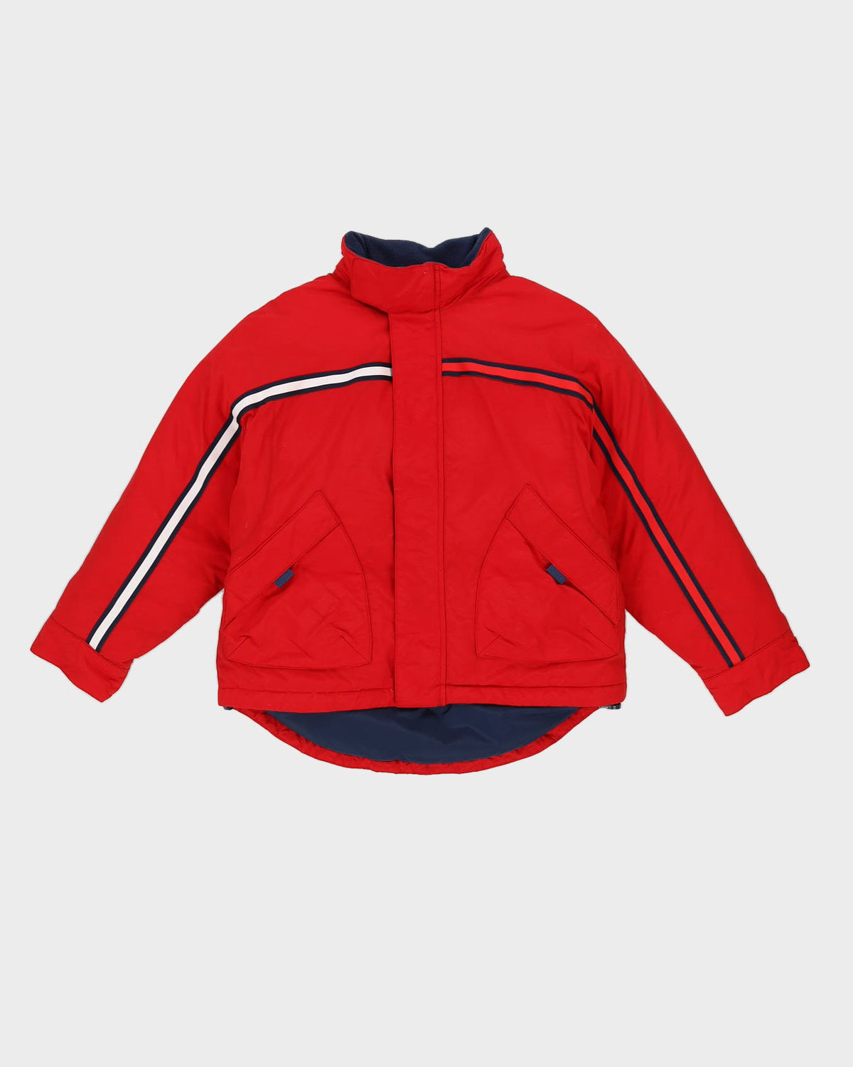 00s Tommy Hilfiger Red Puffer Jacket - S