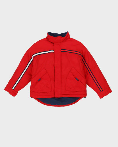 00s Tommy Hilfiger Red Puffer Jacket - S