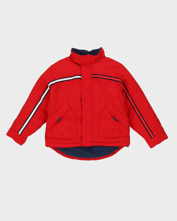 00s Tommy Hilfiger Red Puffer Jacket - S