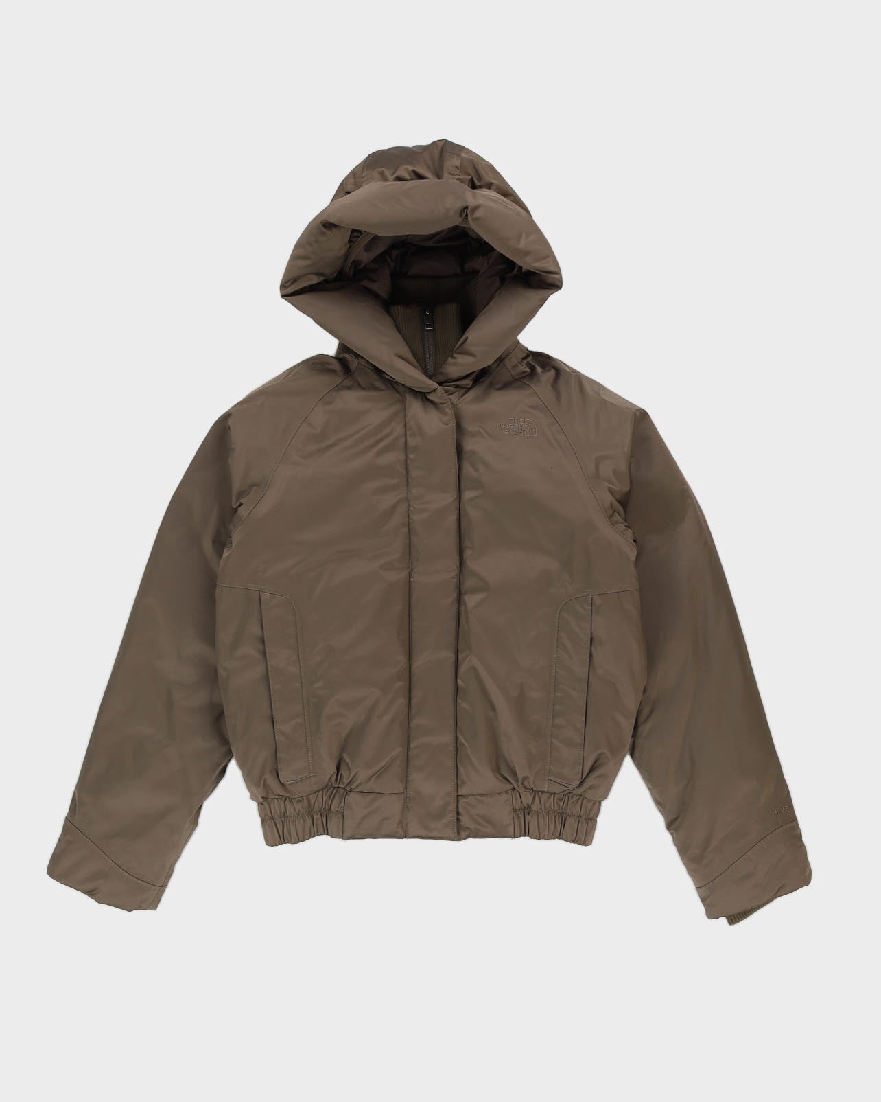 The North Face HyVent Brown Bomber Jacket - S