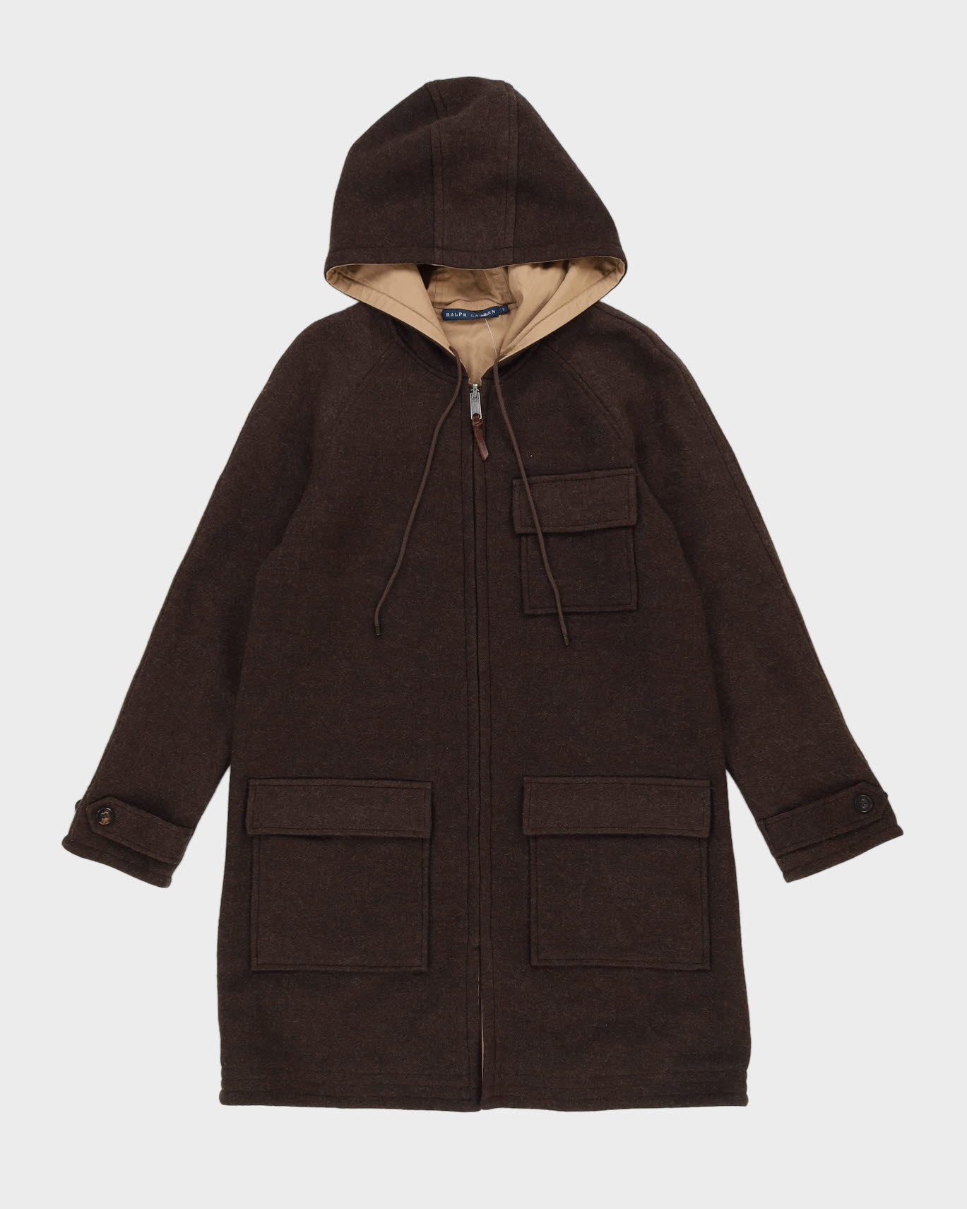 Ralph Lauren Reversible Brown Duffel Coat - M