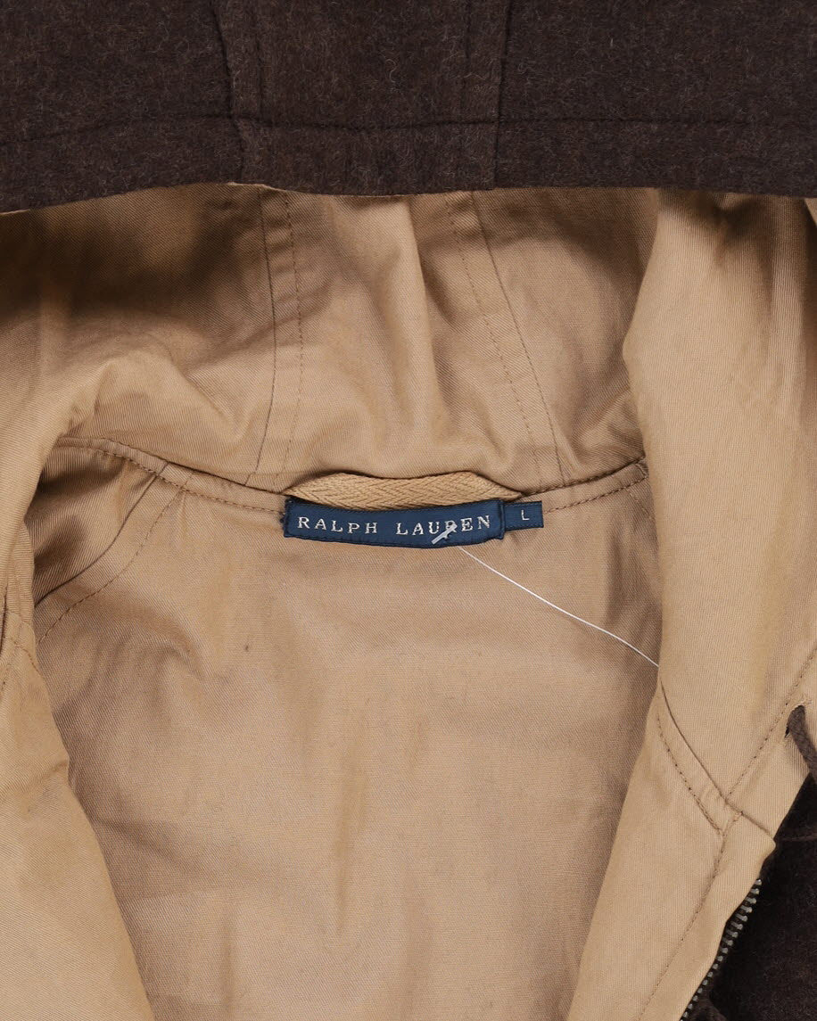 Ralph Lauren Reversible Brown Duffel Coat - M