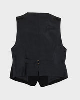 Mondi Black With Embroidery Waistcoat - S