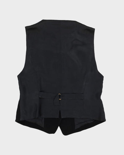 Mondi Black With Embroidery Waistcoat - S
