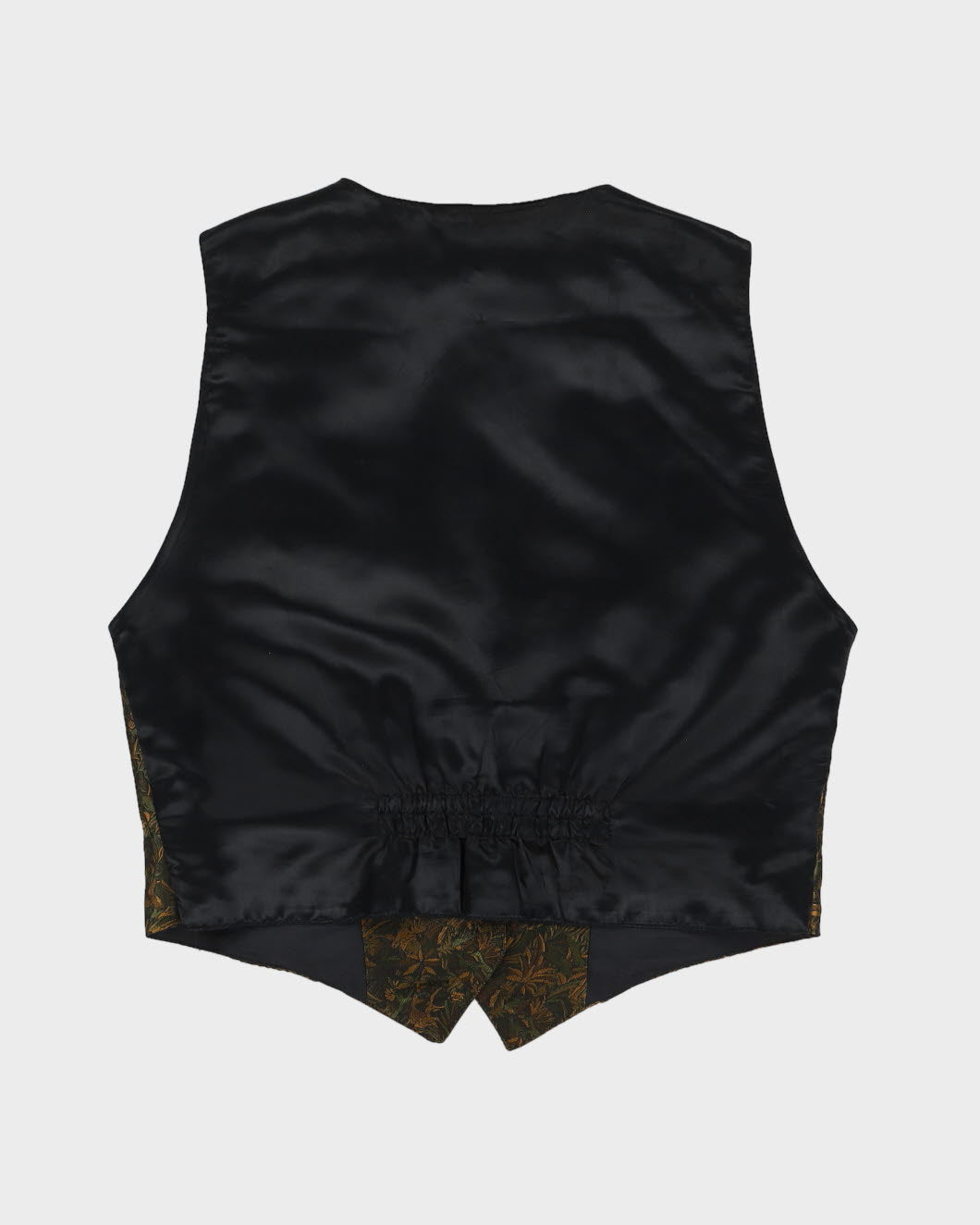 Green Patterned Waistcoat - M