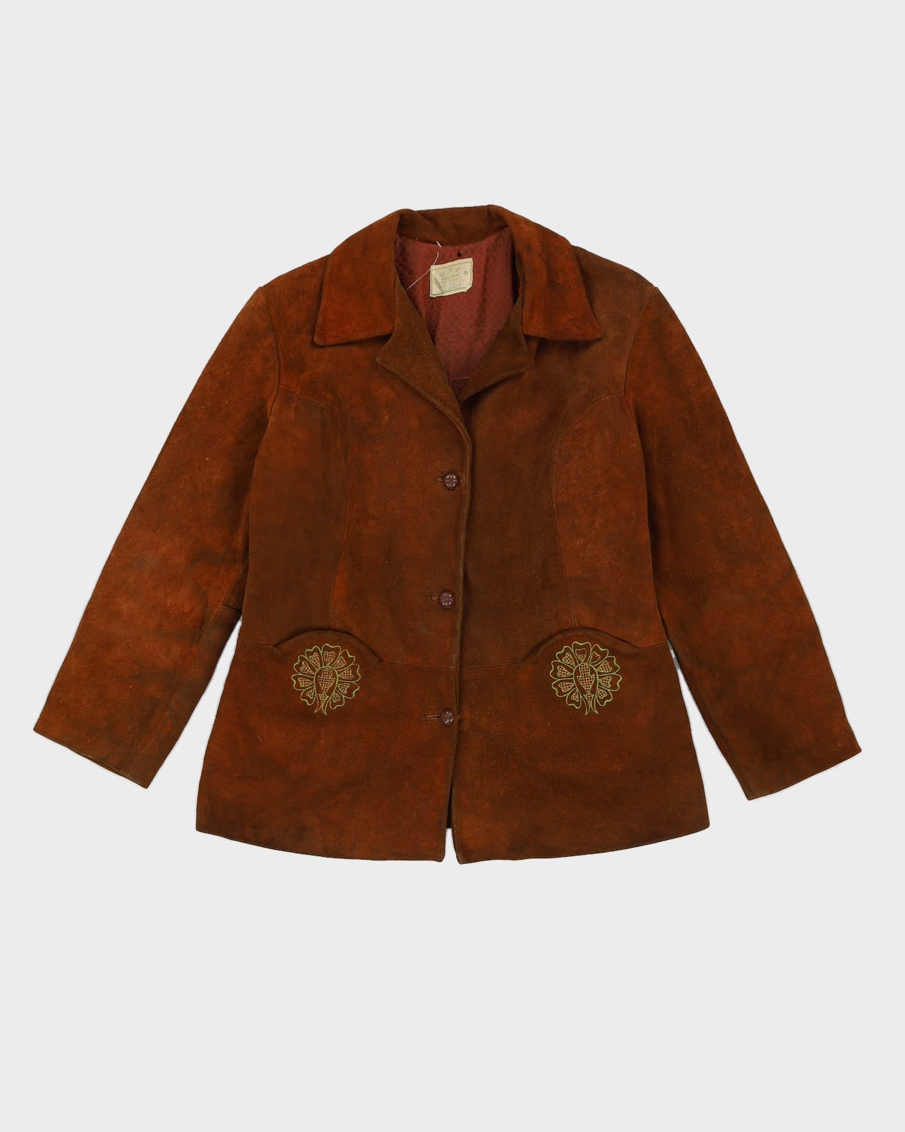 Vintage 1970s Brown Suede |Jacket - S