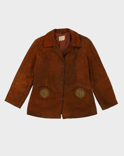 Vintage 1970s Brown Suede |Jacket - S