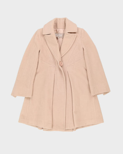 MaxMara Pale Pink Short Overcoat - XXXS