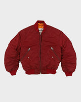 Acne Studios Burgundy Bomber Jacket - S