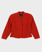 Orange Cashmere Blend Jacket - S