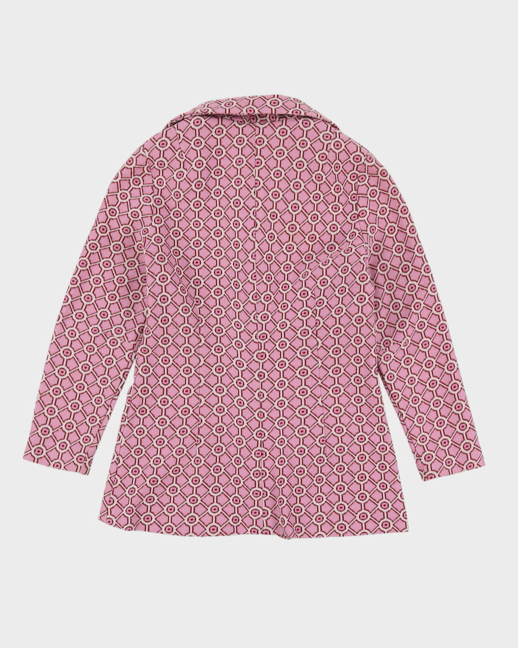 Vintage 1970s Purple Patterned Jacket - S
