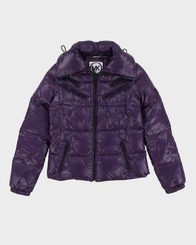 Michael Kors Purple Puffer Jacket - S