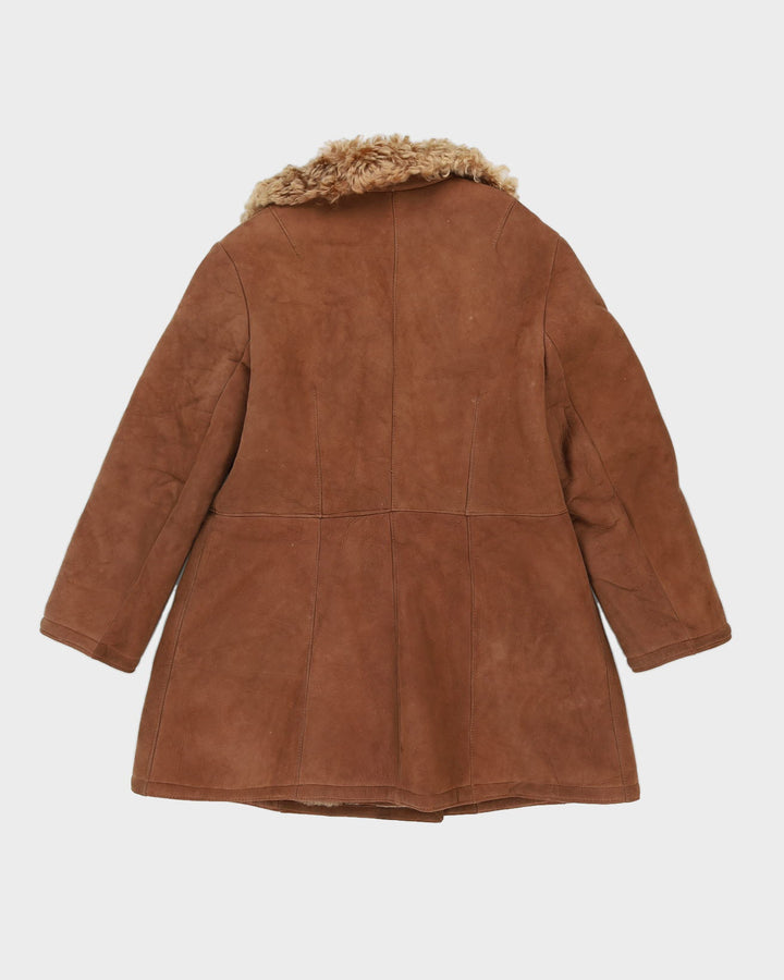 Brown Sheepskin Jacket - M