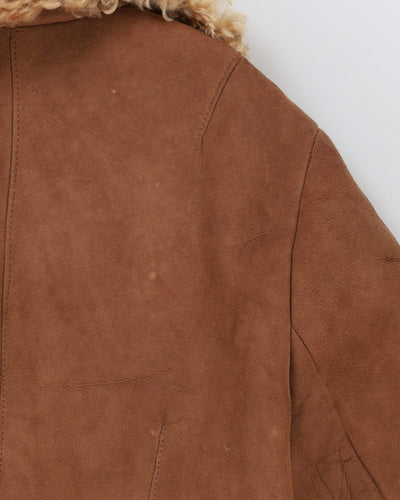 Brown Sheepskin Jacket - M