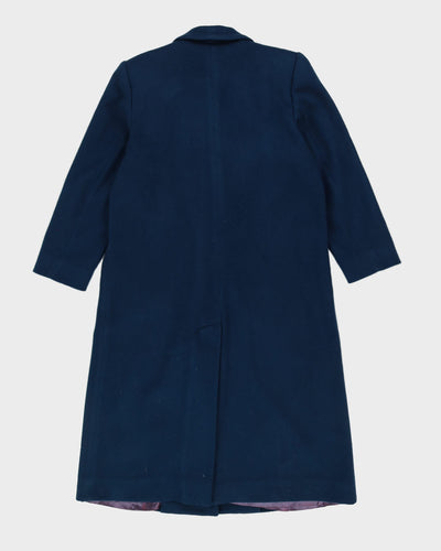 London Fog Blue Overcoat - L