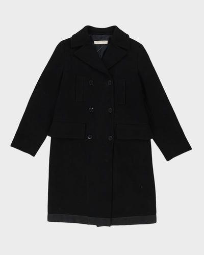 Miu Miu Black Tailored Overcoat - XS