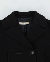 Miu Miu Black Tailored Overcoat - XS