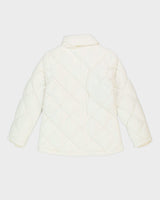 00s Nike White Quilted Jacket - M