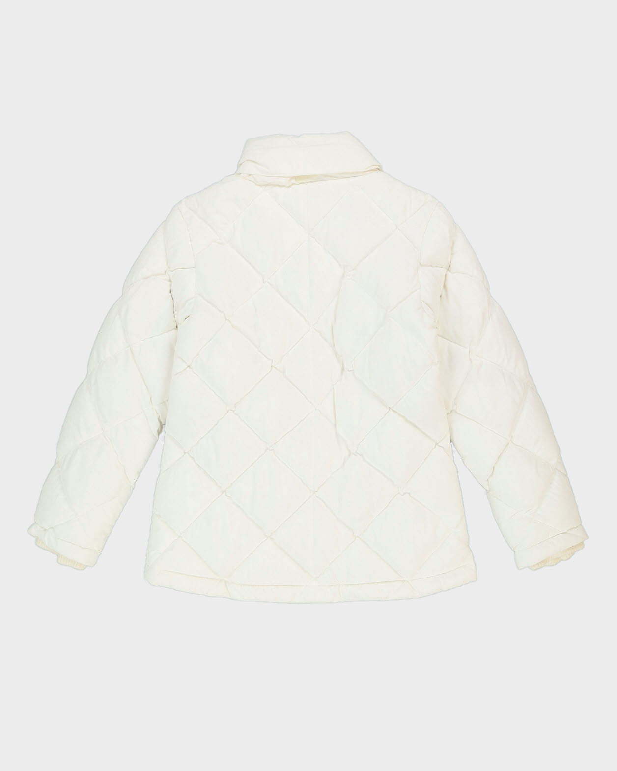 00s Nike White Quilted Jacket - M