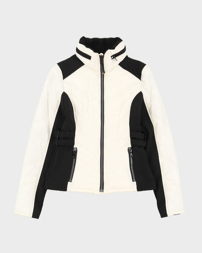 Guess White Quilted Jacket - XS